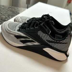 Reebok Nano X2 Gray Canvas Athletic Cross Training Shoes.